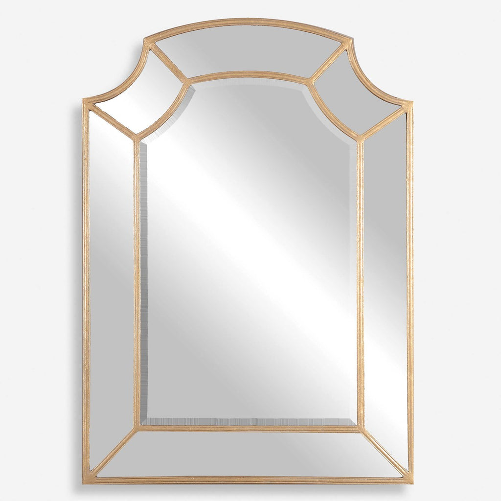 Francoli Gold Arch Mirror - Bombay Mercantile