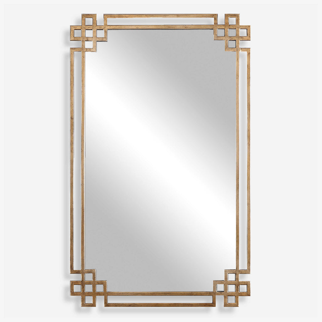 Devoll Antique Gold Mirror - Bombay Mercantile