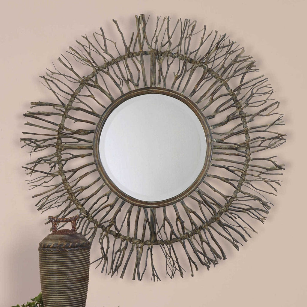 Josiah Woven Mirror - Bombay Mercantile