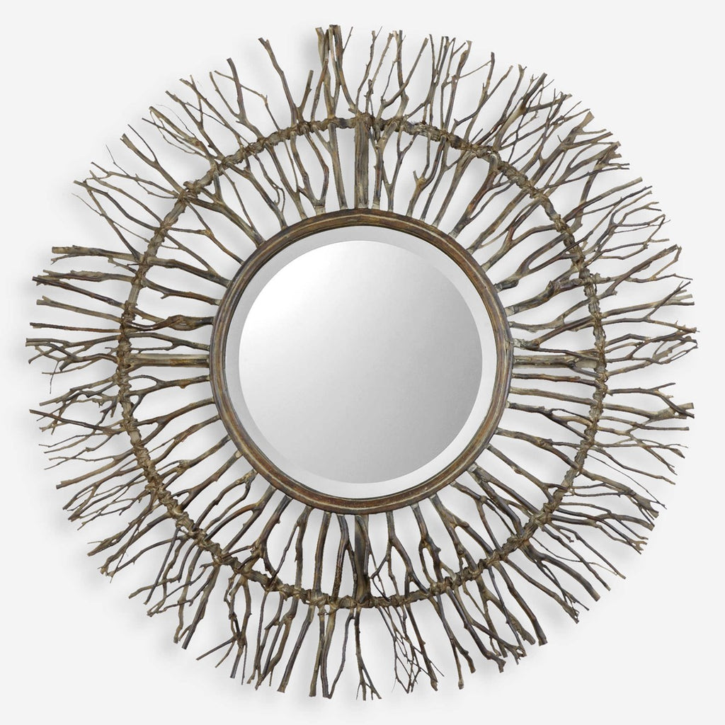 Josiah Woven Mirror - Bombay Mercantile