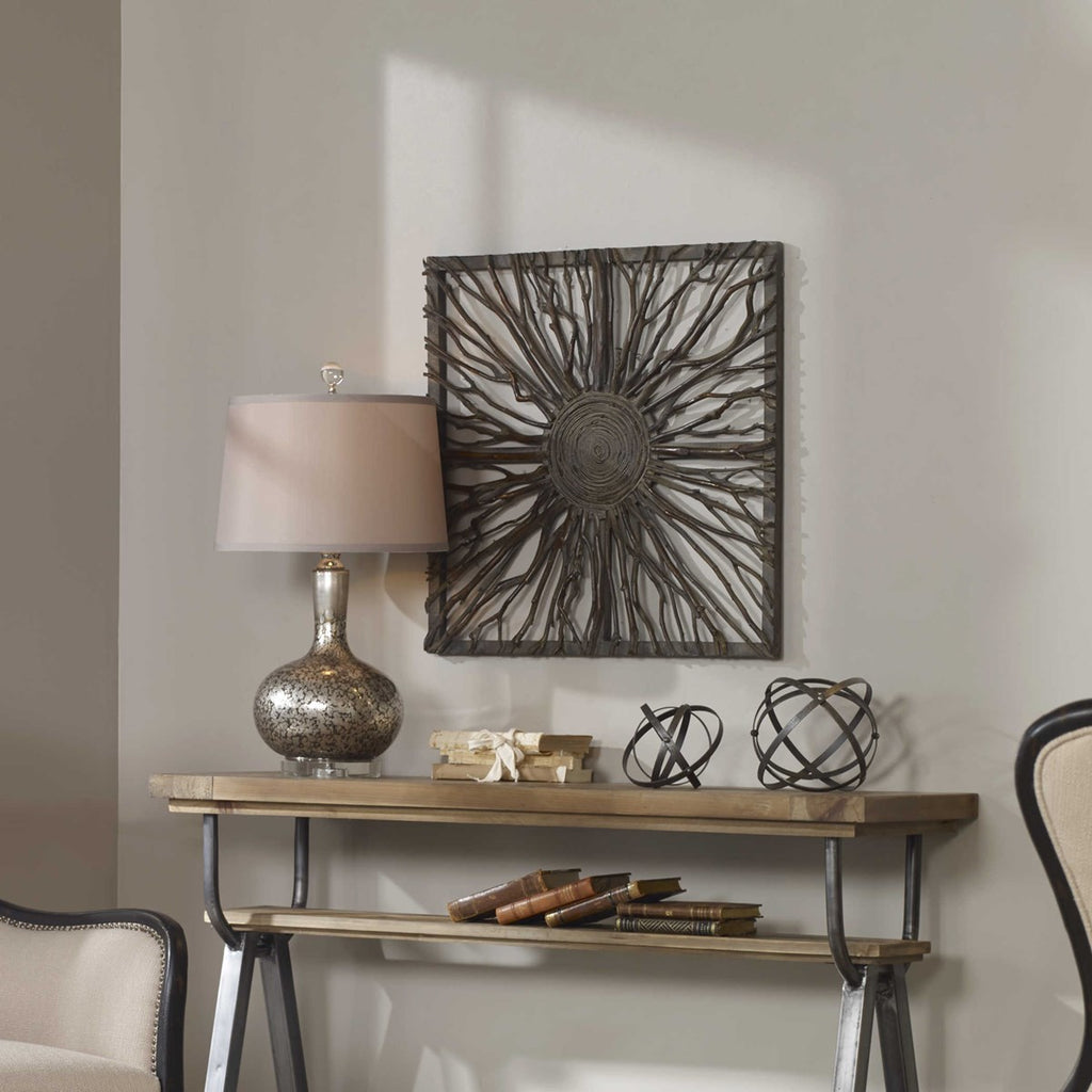 Josiah Square Wooden Wall Art - Bombay Mercantile