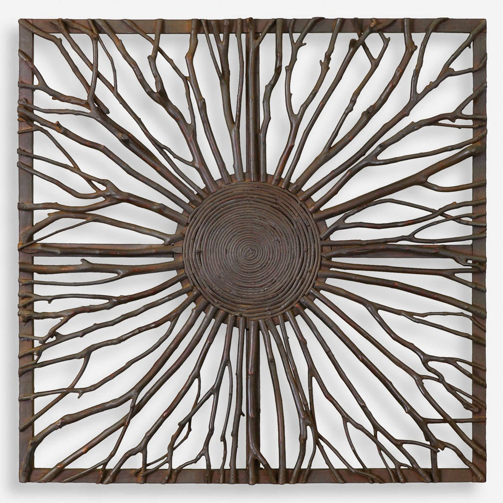 Josiah Square Wooden Wall Art - Bombay Mercantile