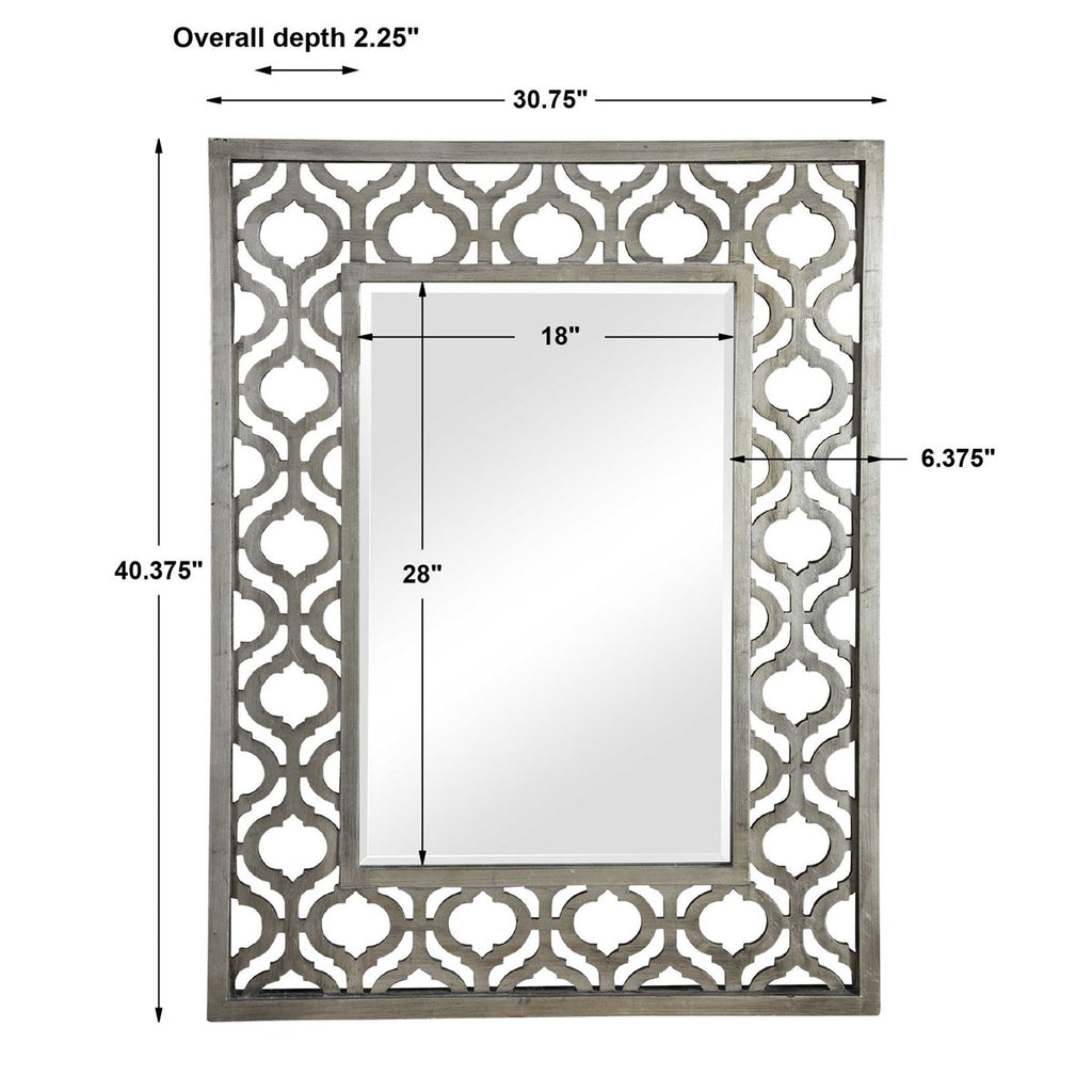 Sorbolo Silver Mirror - Bombay Mercantile