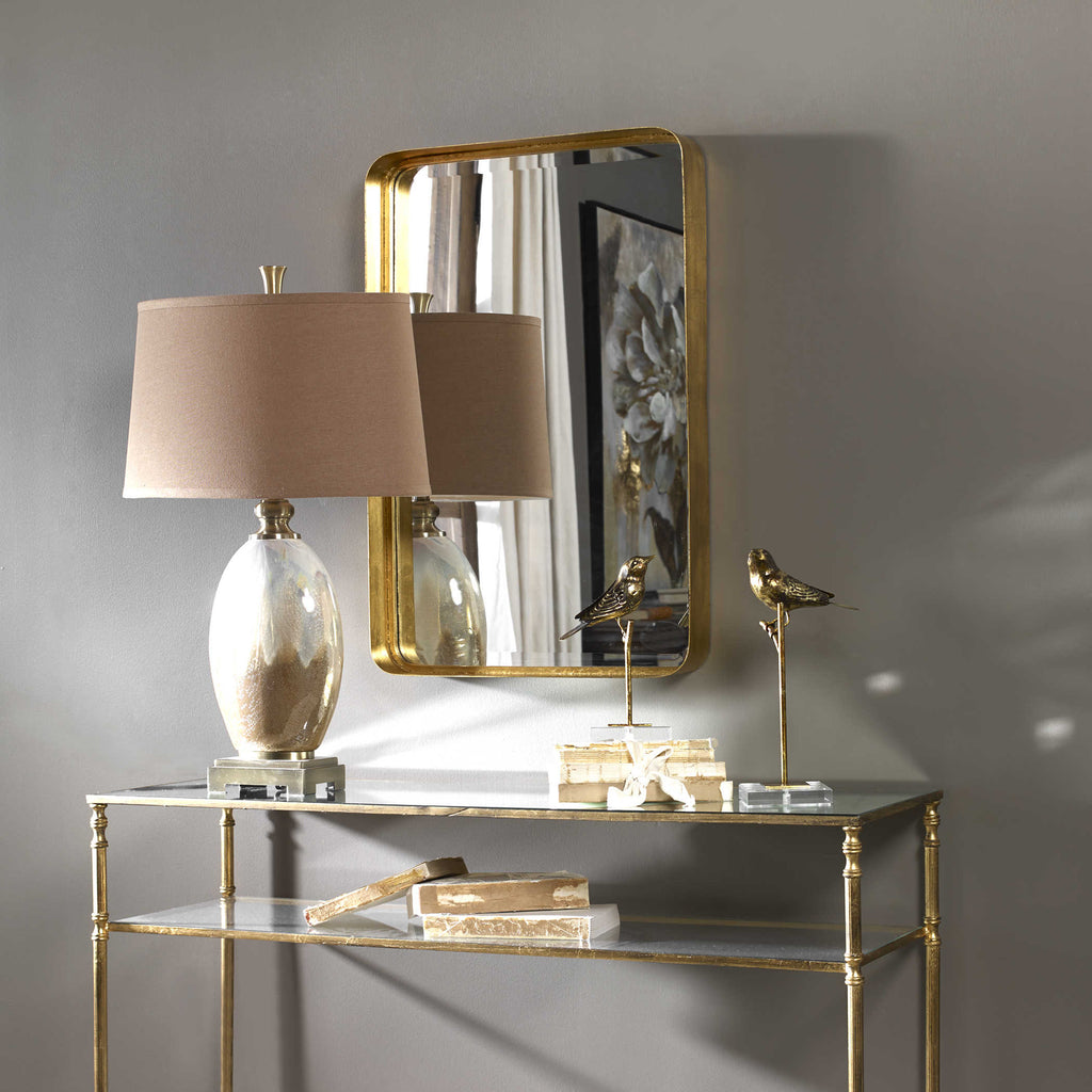 Crofton Antique Gold Mirror - Bombay Mercantile