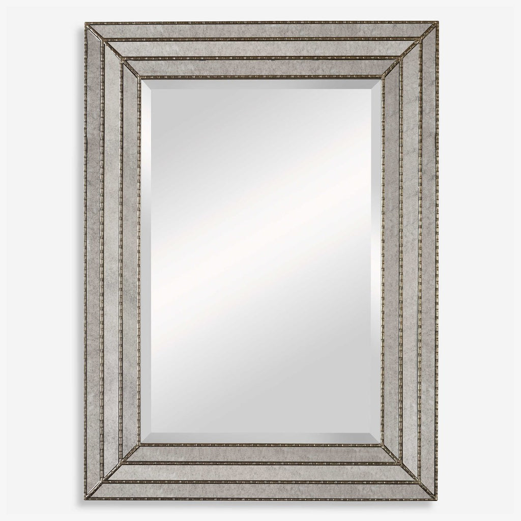 Seymour Antique Silver Mirror - Bombay Mercantile