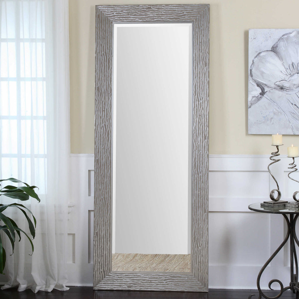 Amadeus Large Silver Mirror - Bombay Mercantile