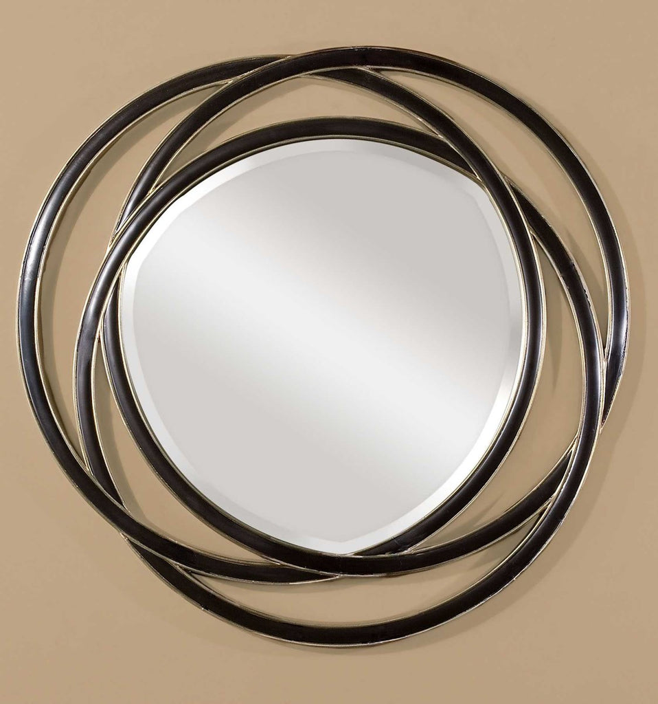 Odalis Entwined Circles Black Mirror - Bombay Mercantile