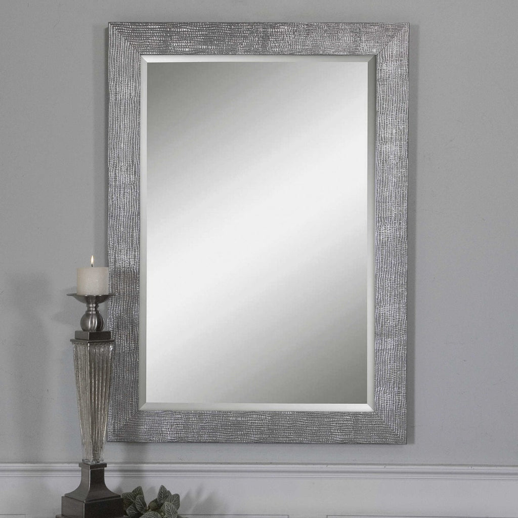 Tarek Silver Mirror - Bombay Mercantile