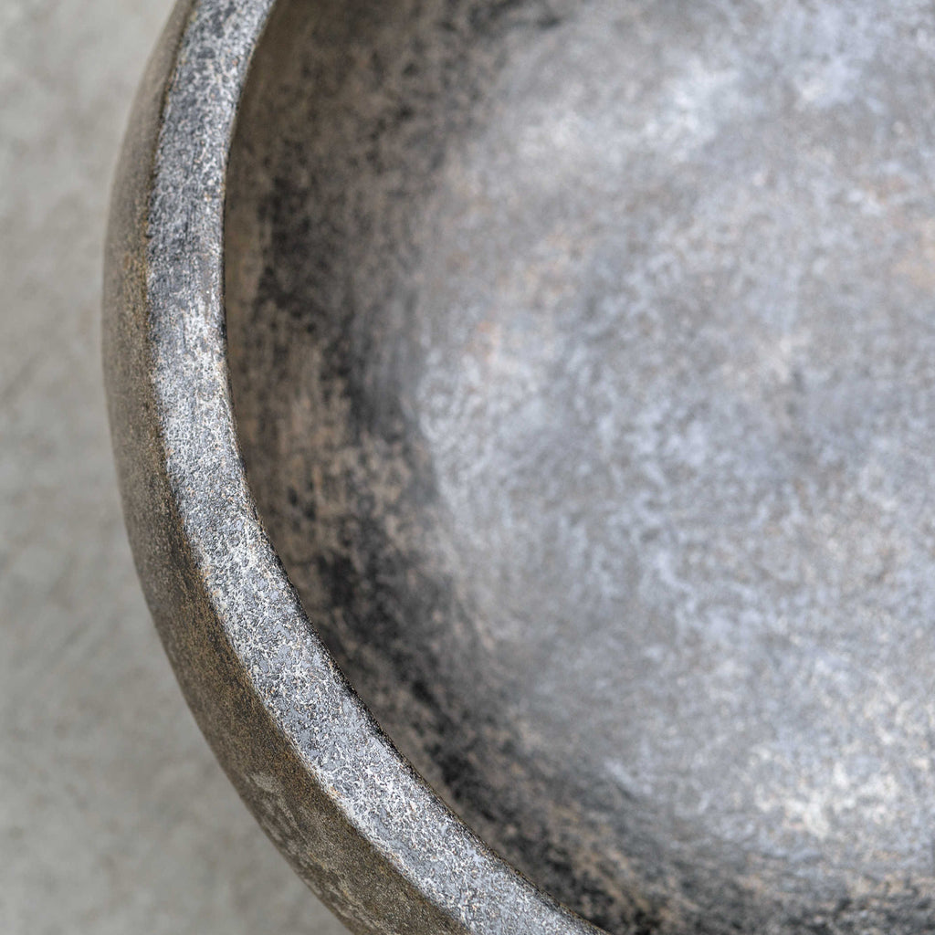 Brixton Aged Black Bowl - Bombay Mercantile