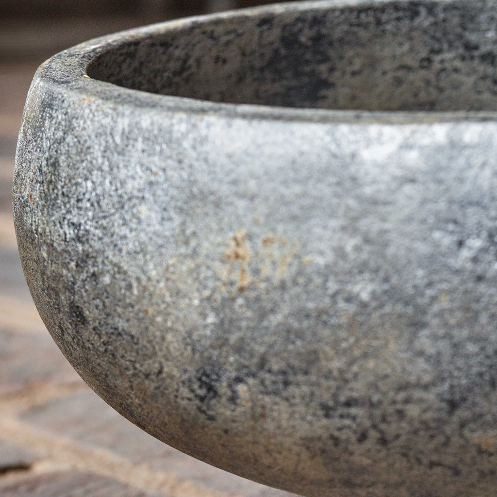 Brixton Aged Black Bowl - Bombay Mercantile