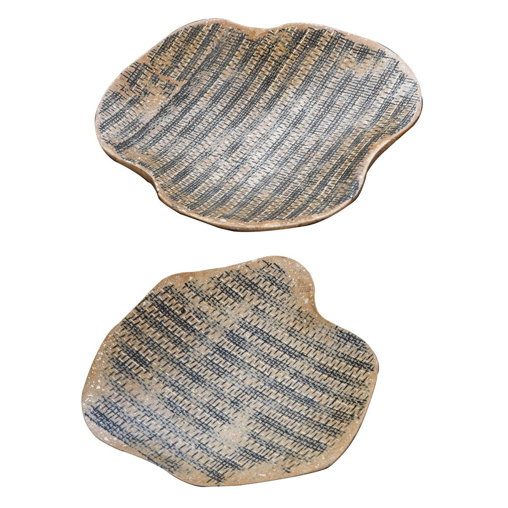 Gypsy Terrazzo Trays, Set of 2 - Bombay Mercantile
