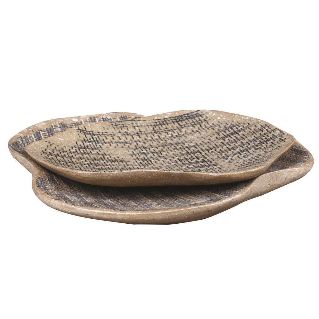 Gypsy Terrazzo Trays, Set of 2 - Bombay Mercantile
