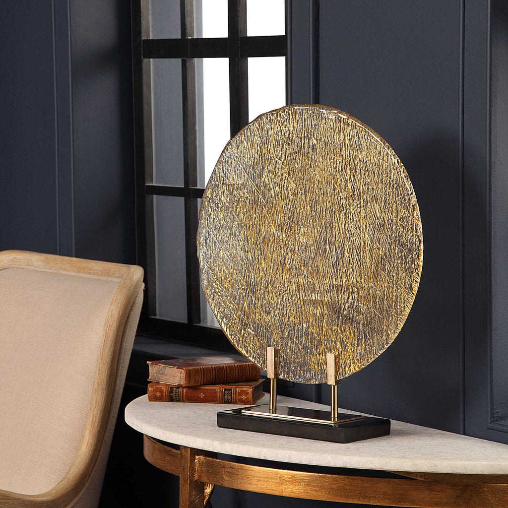 Layan Art Glass Charger - Bombay Mercantile