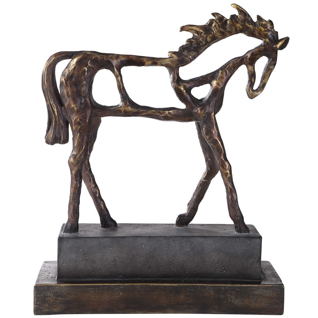 Titan Horse Sculpture - Bombay Mercantile