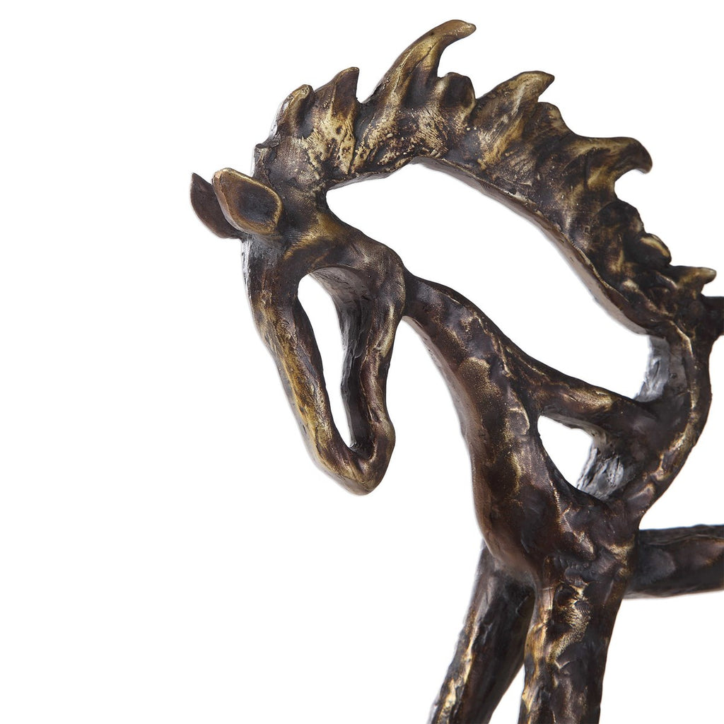 Titan Horse Sculpture - Bombay Mercantile