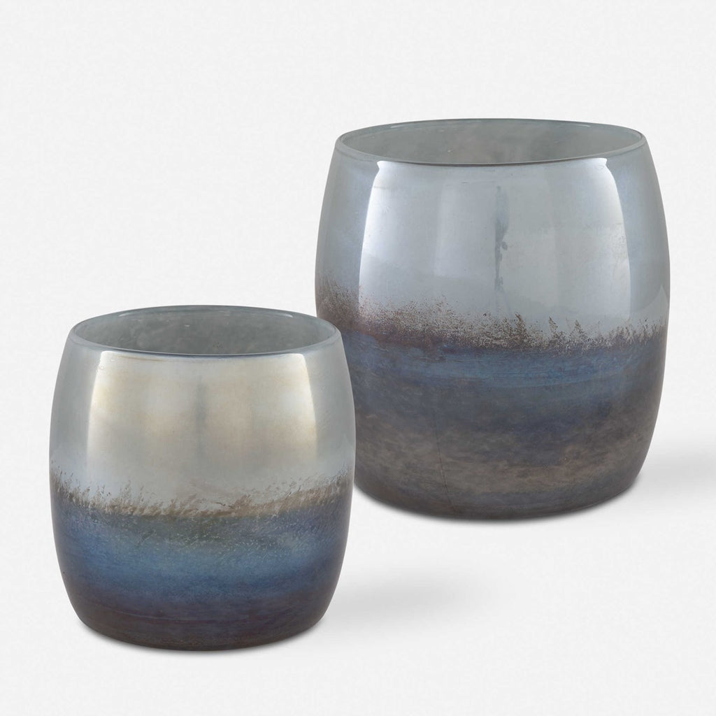 Tinley Blown Glass Bowls, Set of 2 - Bombay Mercantile