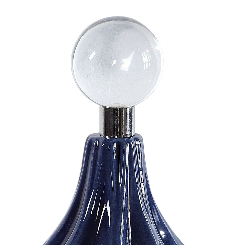 Klara White Bottles, Set of 2 - Bombay Mercantile