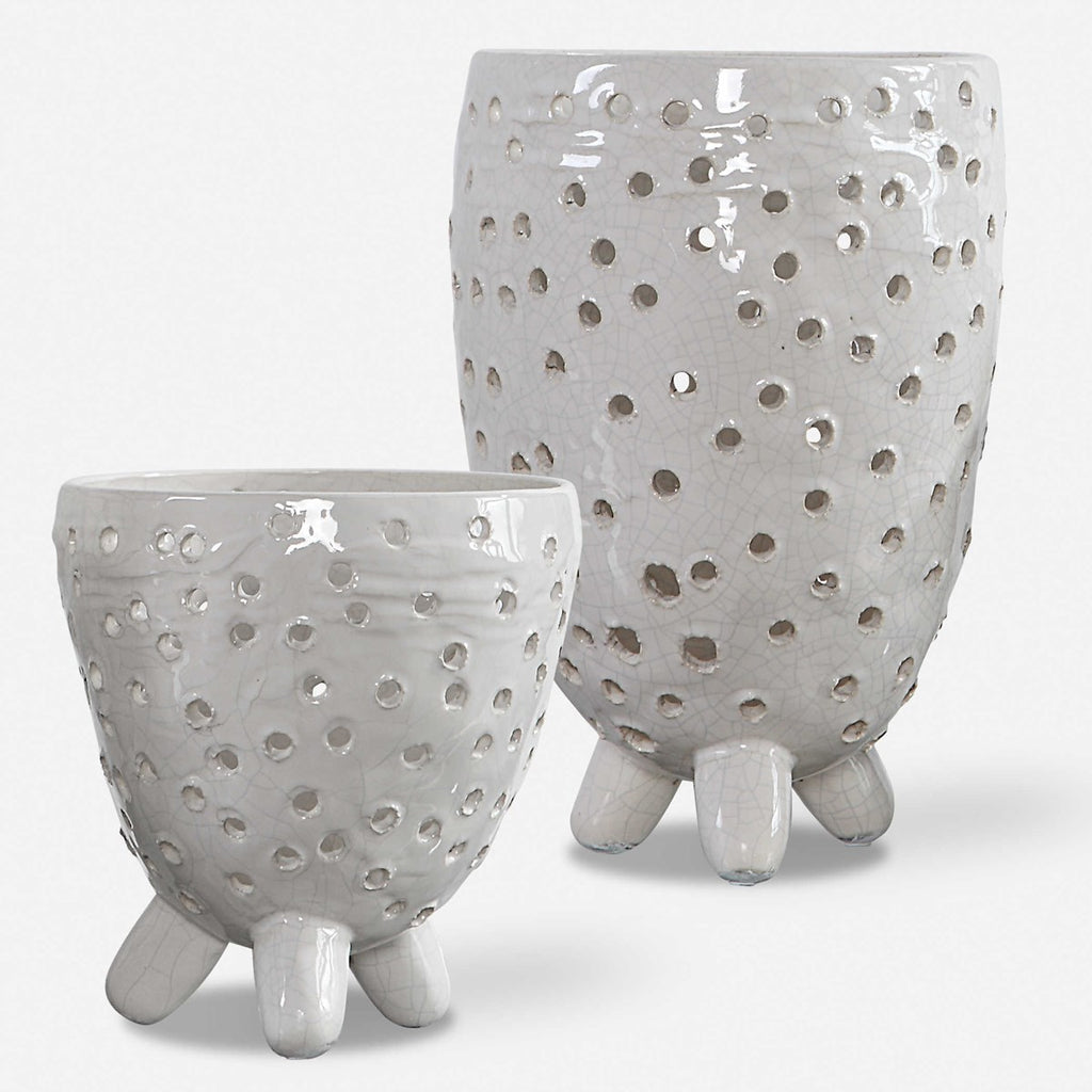 Milla Mid-Century Modern Vases, Set of 2 - Bombay Mercantile