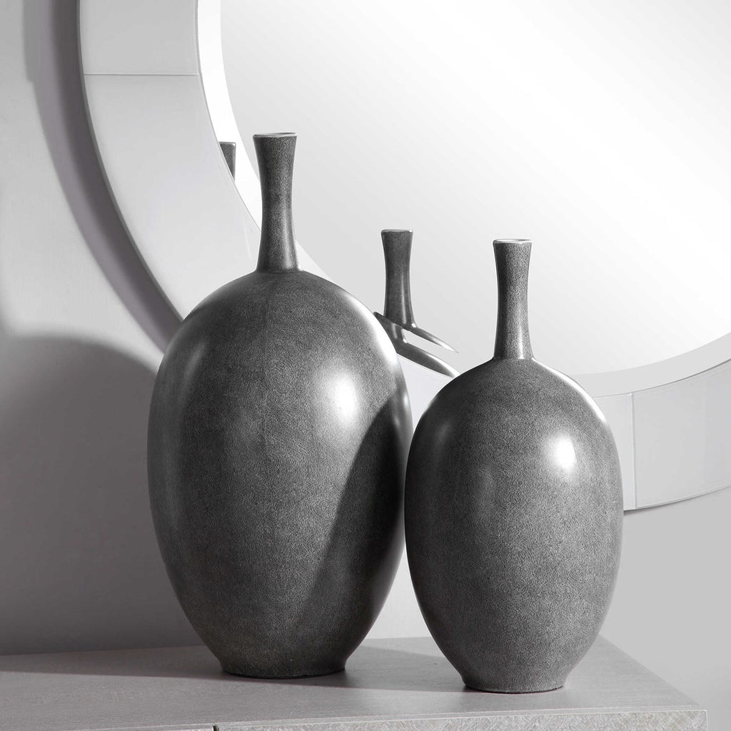 Riordan Modern Vases, Set of 2 - Bombay Mercantile