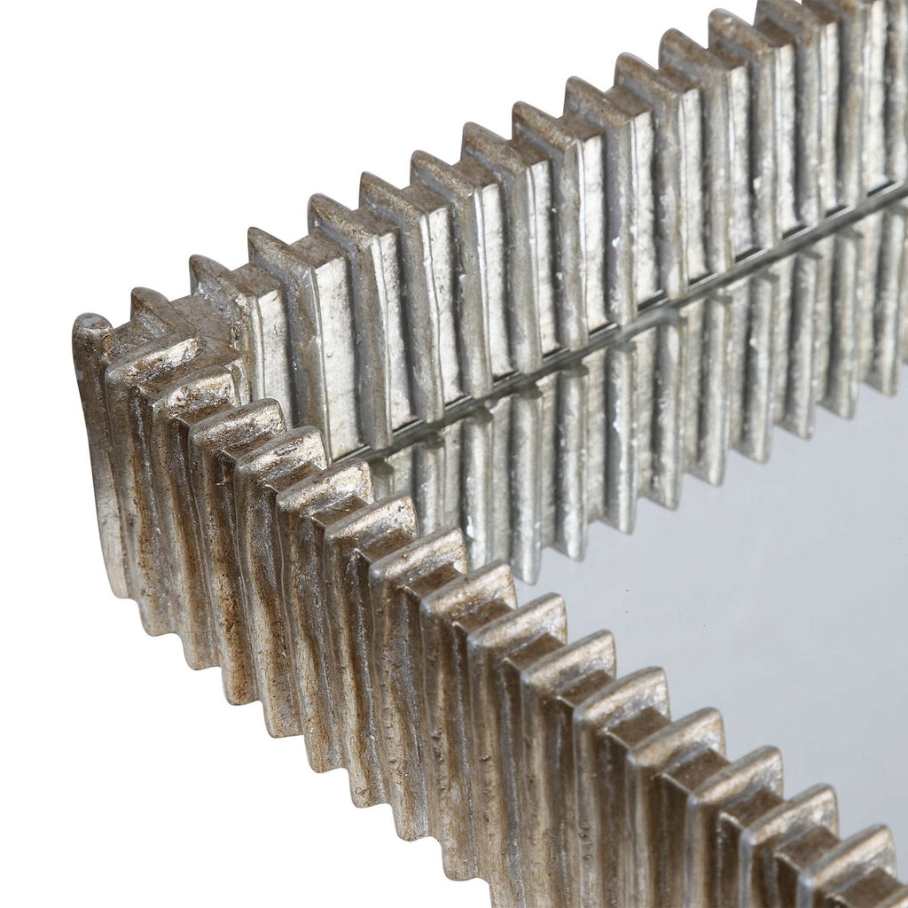 Talmage Silver Mirrored Tray - Bombay Mercantile