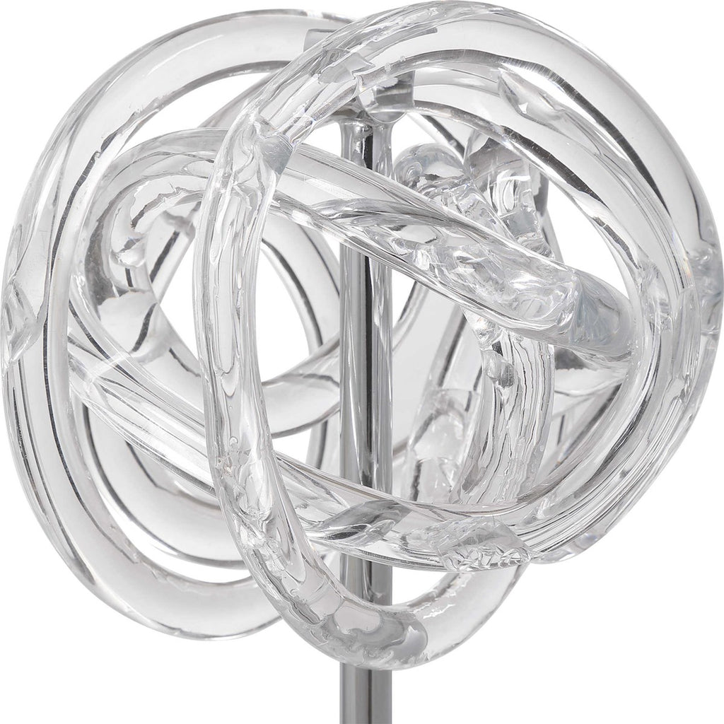 Neuron Glass Table Top Sculptures, Set of 3 - Bombay Mercantile