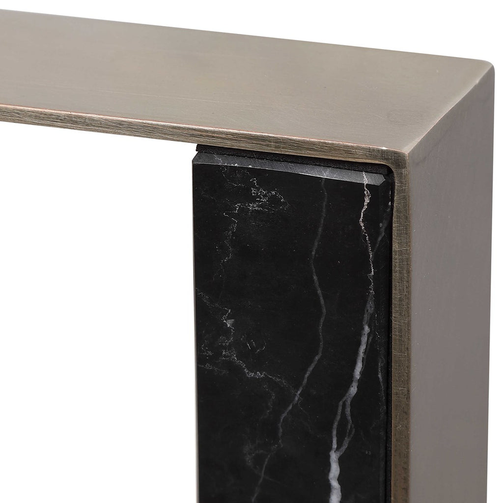 Tilman Modern Marble Bookends, Set of 2 - Bombay Mercantile