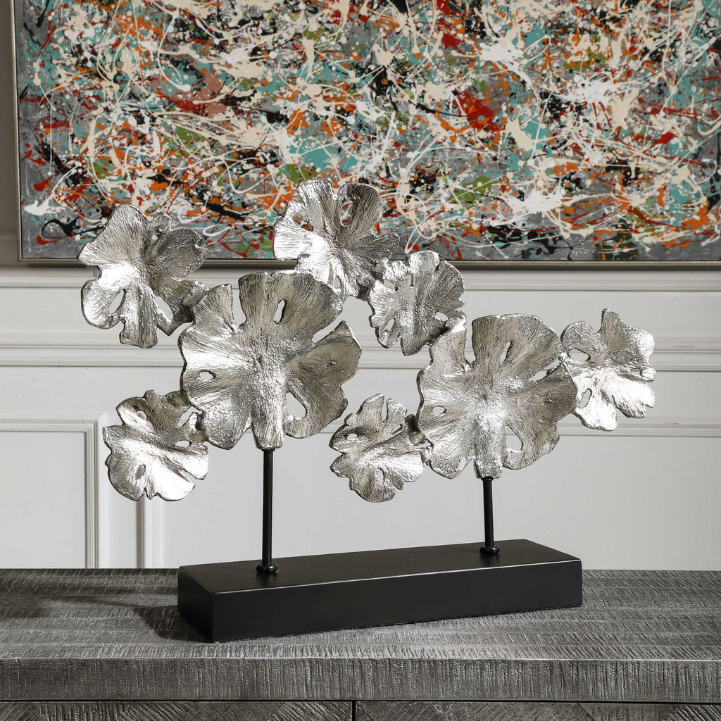 Contemporary Lotus Sculpture - Bombay Mercantile