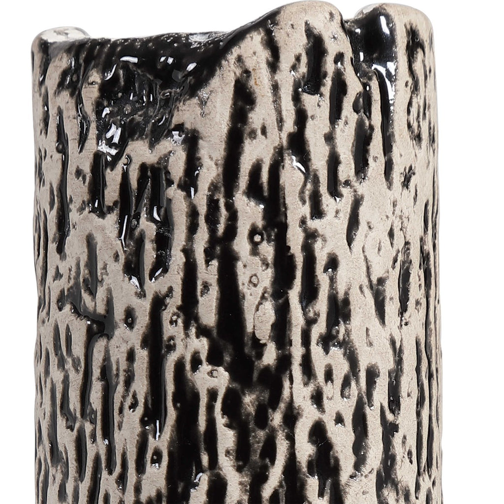 Makira Cylindrical Sculptures, Set of 3 - Bombay Mercantile