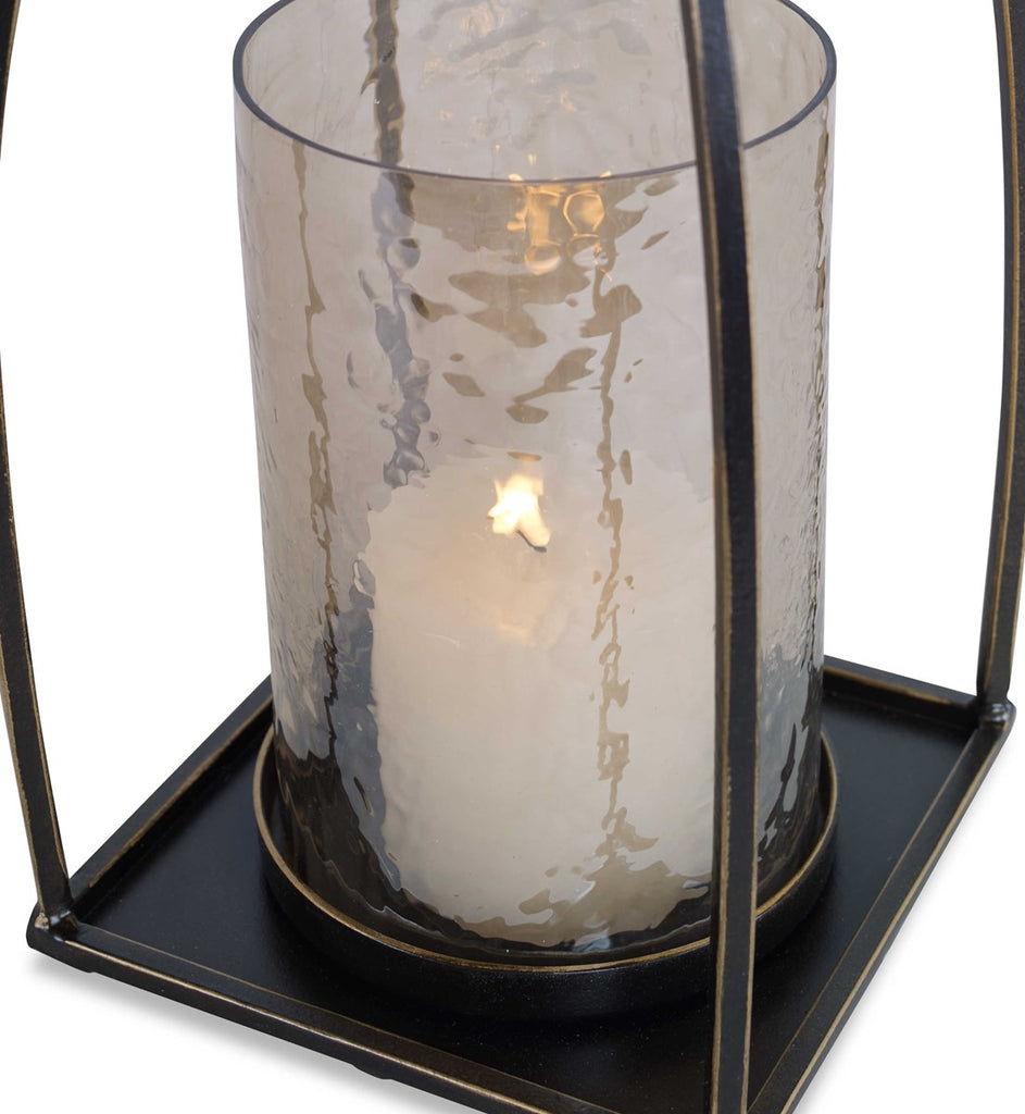 Riad Bronze Lantern Candleholder - Bombay Mercantile