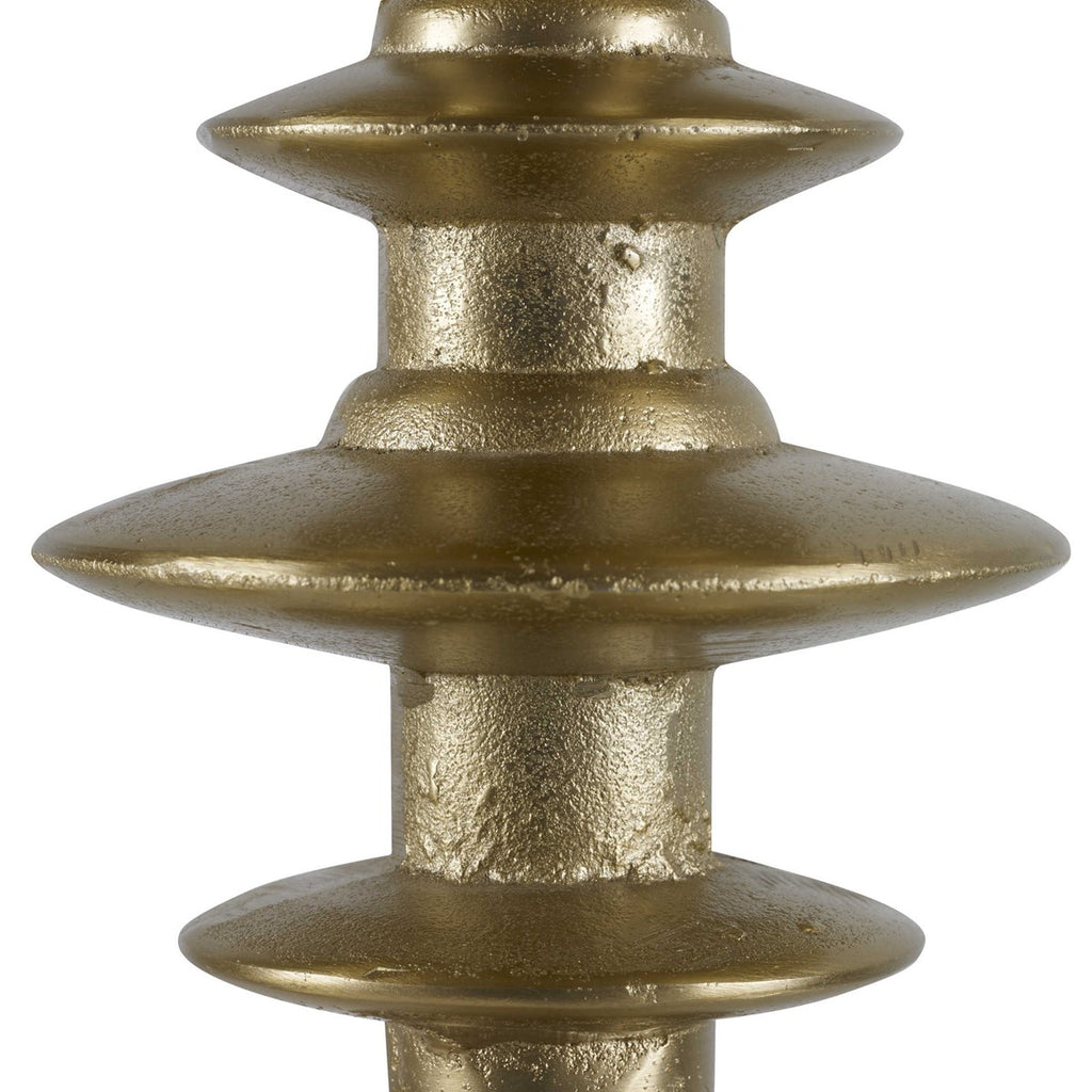 Highclere Gold Candleholders, Set of 2 - Bombay Mercantile