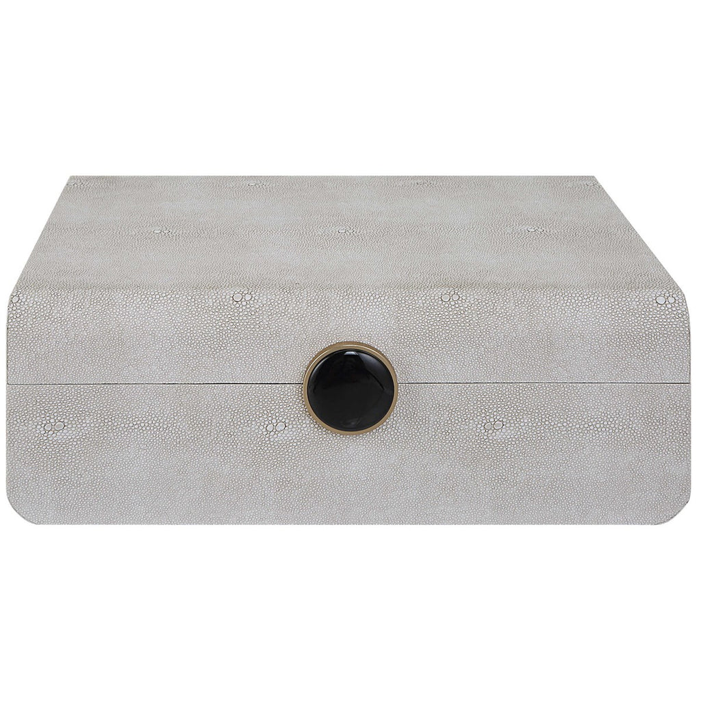 Lalique White Shagreen Box - Bombay Mercantile