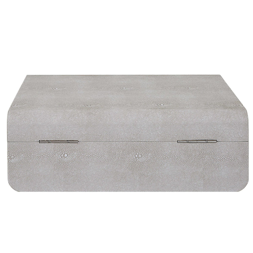 Lalique White Shagreen Box - Bombay Mercantile