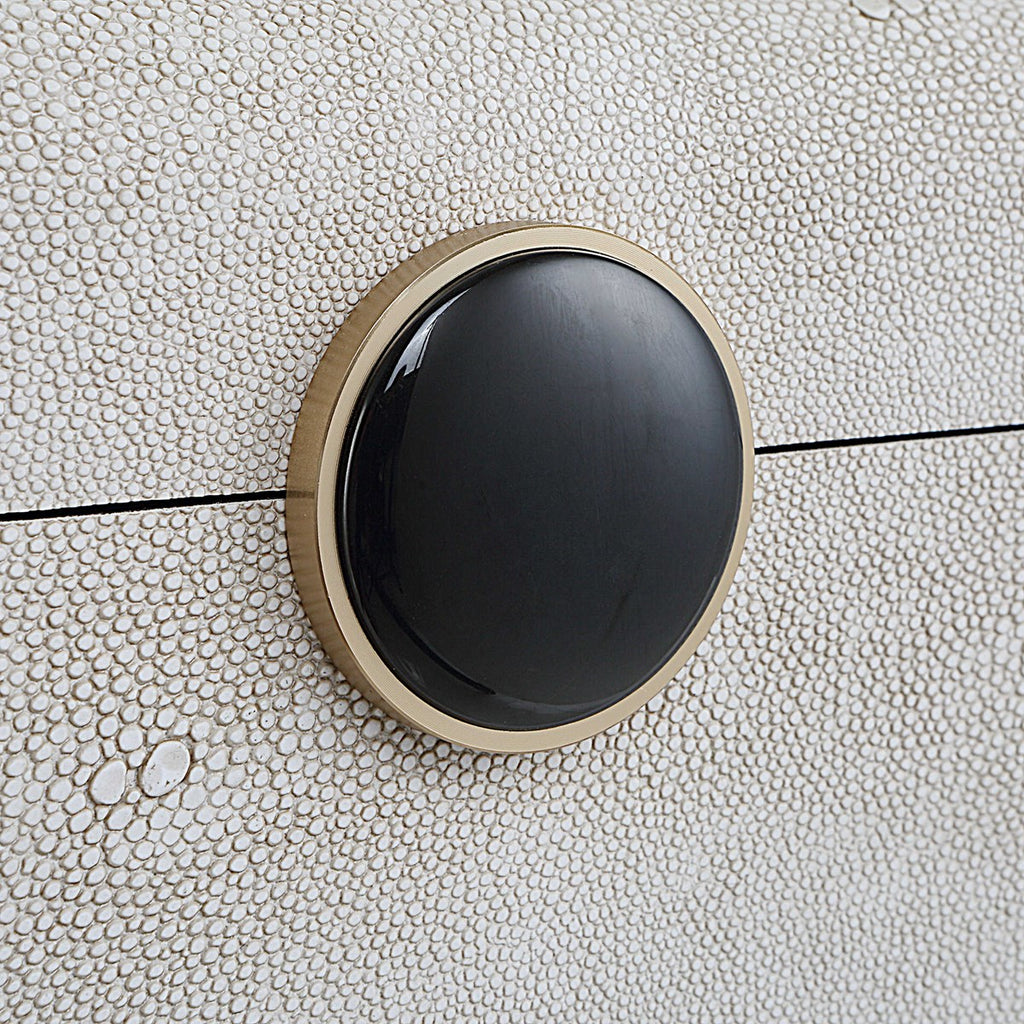 Lalique White Shagreen Box - Bombay Mercantile