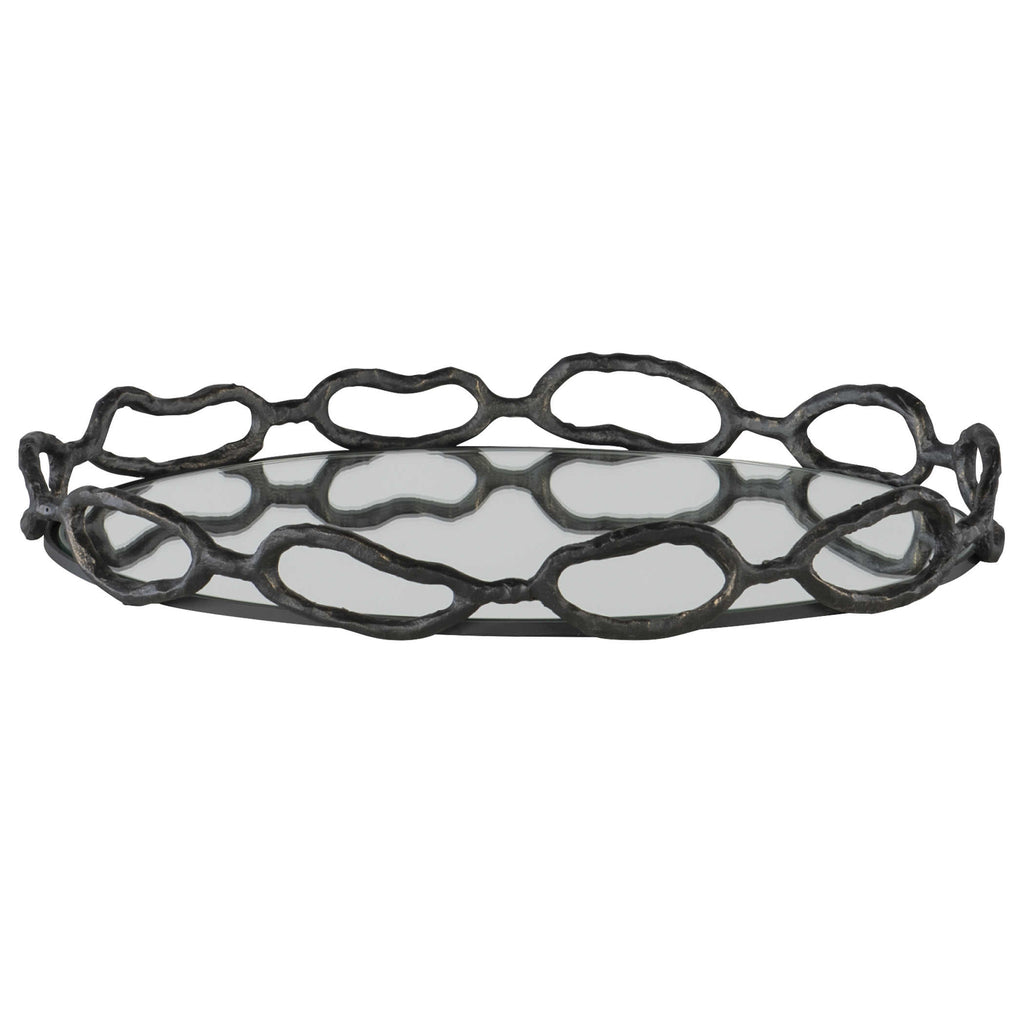 Cable Black Chain Tray - Bombay Mercantile