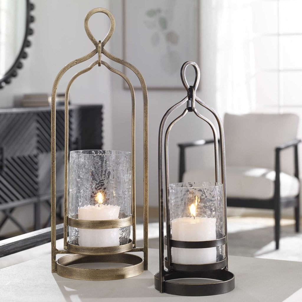 Shepherd Bronze Candleholder - Bombay Mercantile