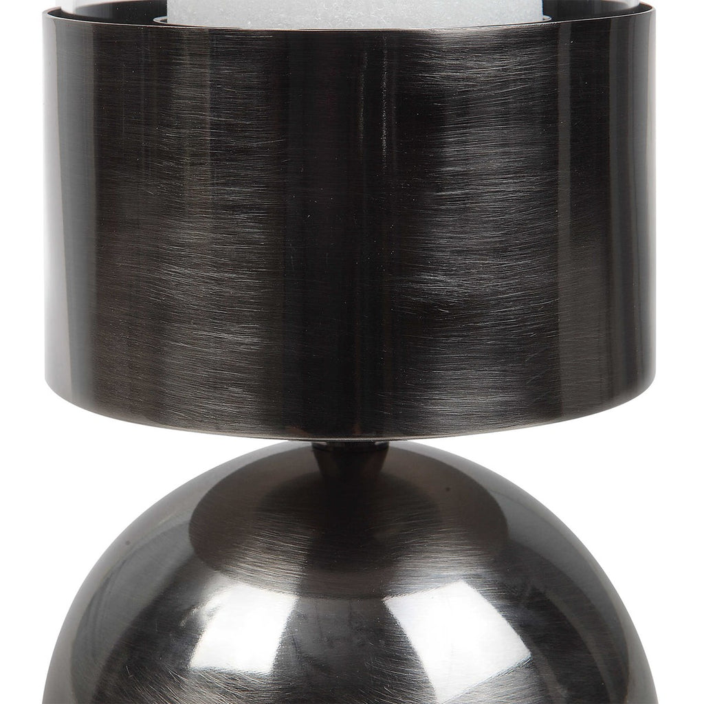 Tilston Gunmetal Candleholders, Set of 2 - Bombay Mercantile