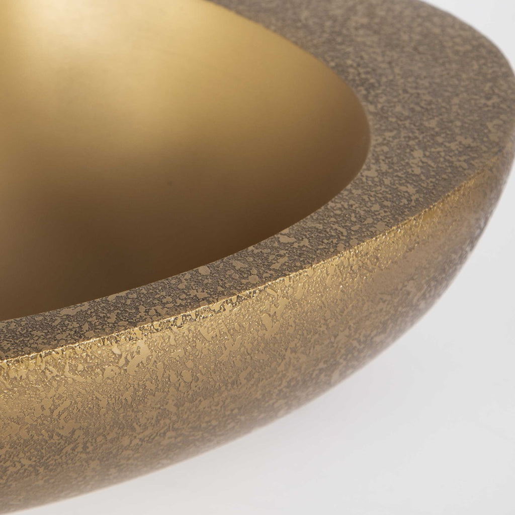 Ovate Brass Bowls, Set Of 2 - Bombay Mercantile