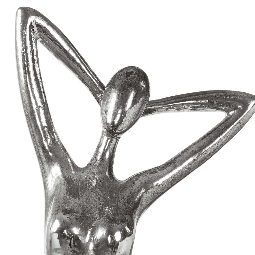 Jaylene Silver Sculptures, Set of 2 - Bombay Mercantile