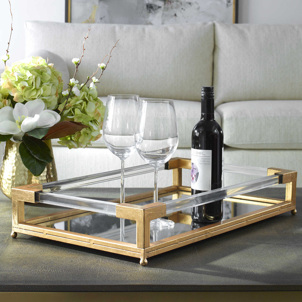 Balkan Mirrored Tray - Bombay Mercantile