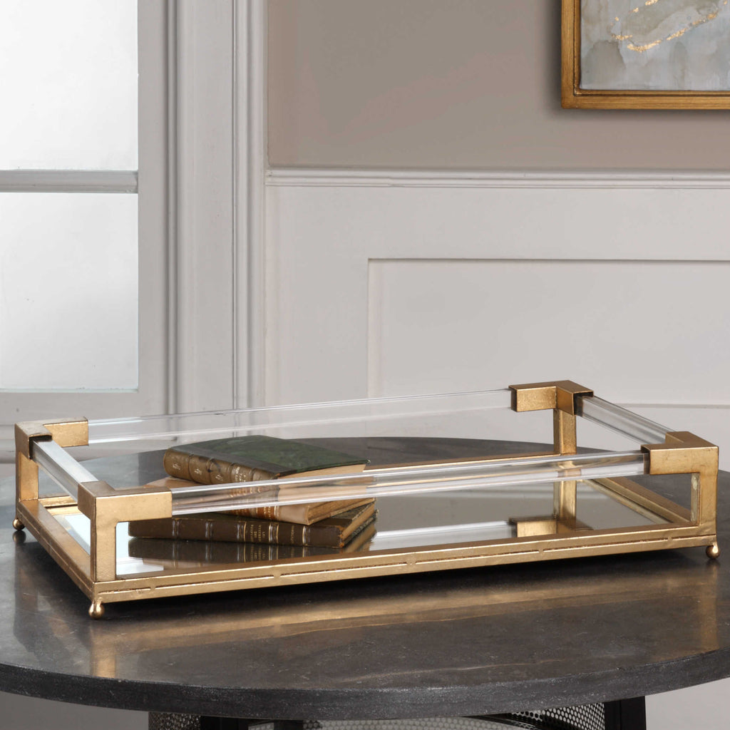 Balkan Mirrored Tray - Bombay Mercantile