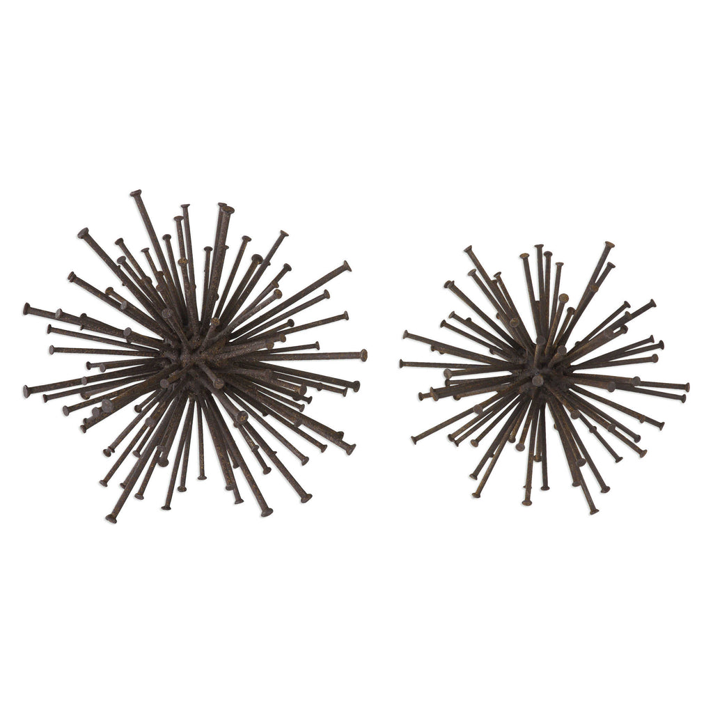 Aric Nail Spheres Set of 2 - Bombay Mercantile