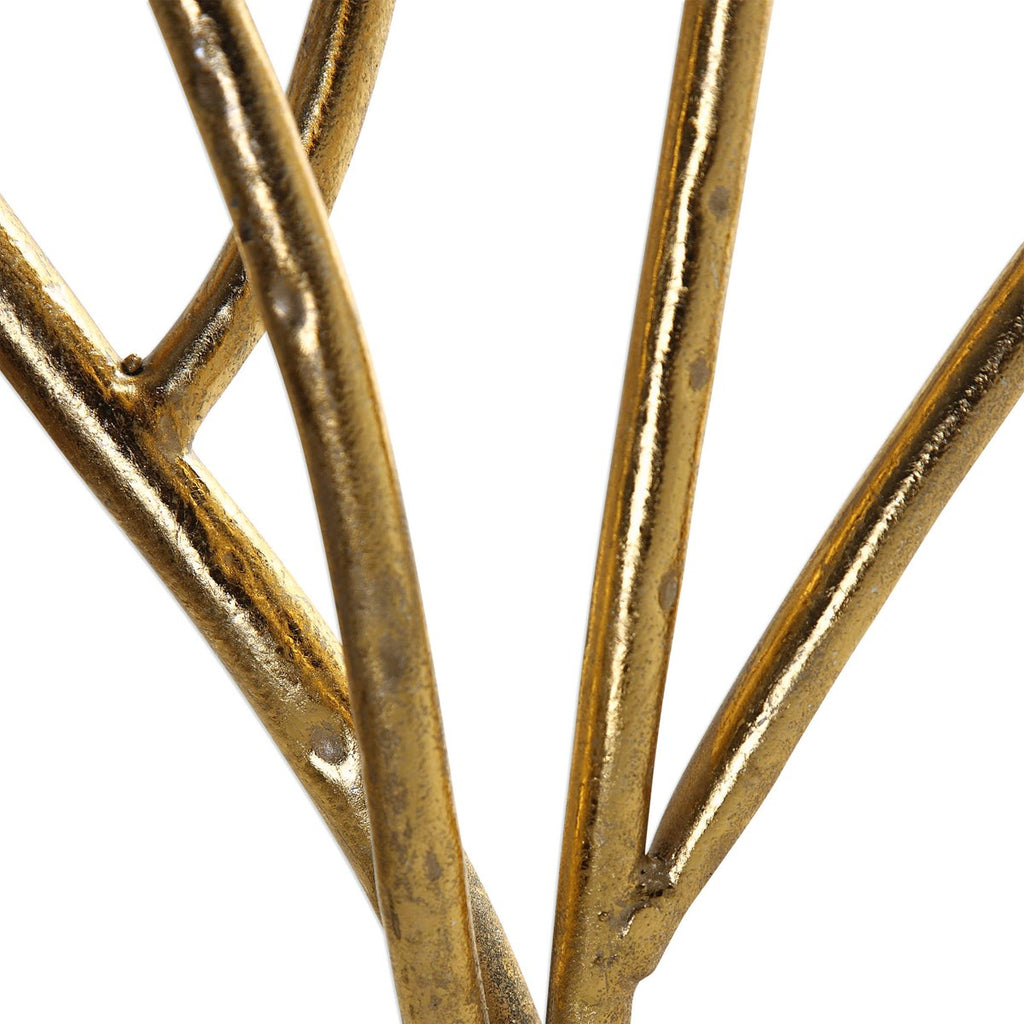 Gold Branches Decorative Fireplace Screen - Bombay Mercantile