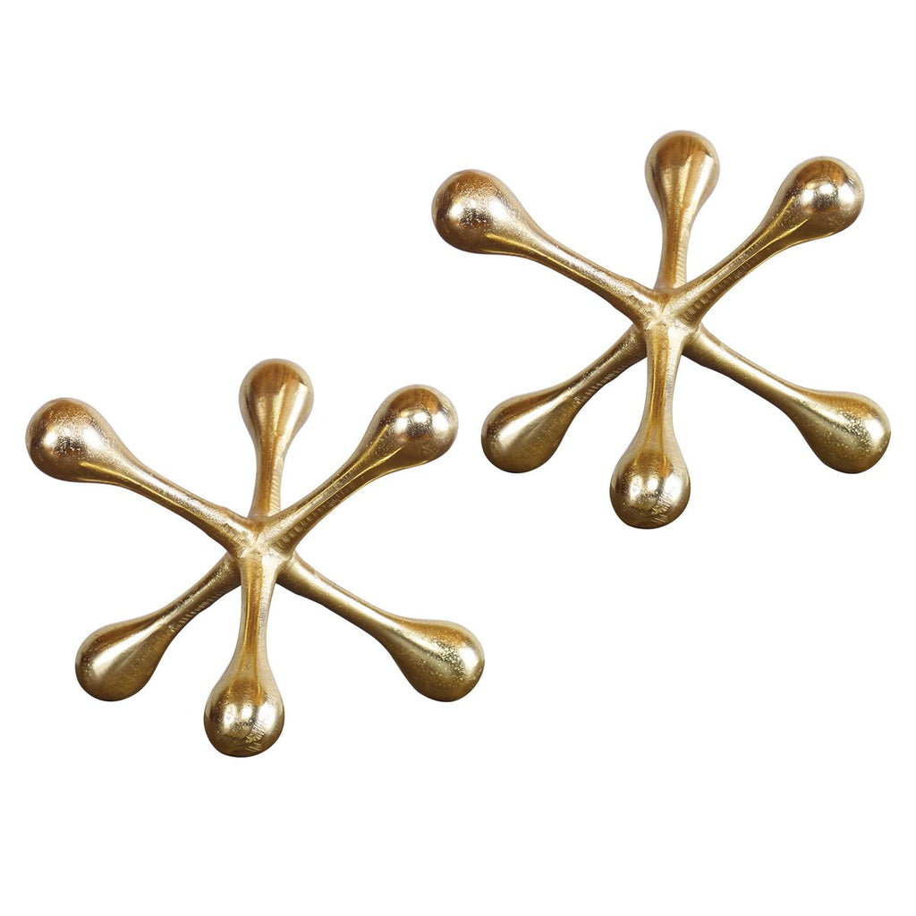 Harlan Brass Objects Set of 2 - Bombay Mercantile