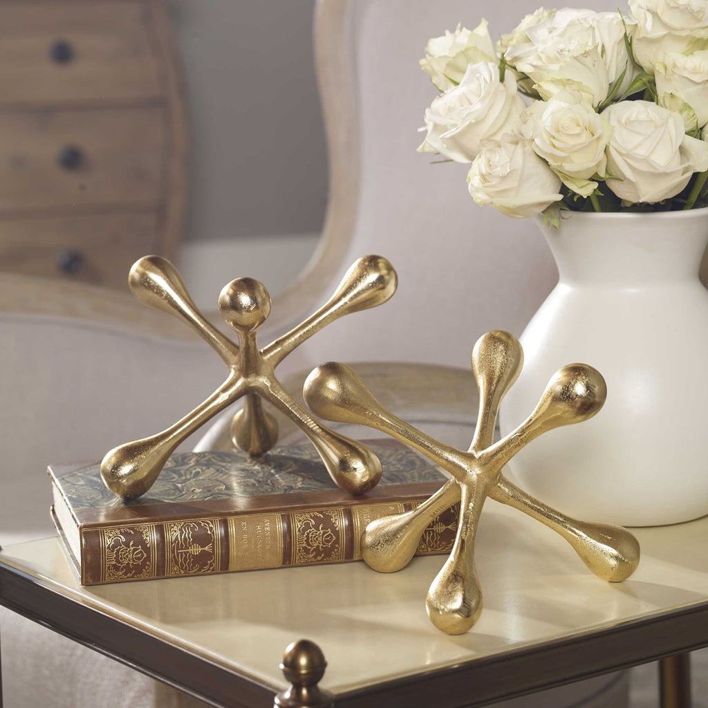 Harlan Brass Objects Set of 2 - Bombay Mercantile