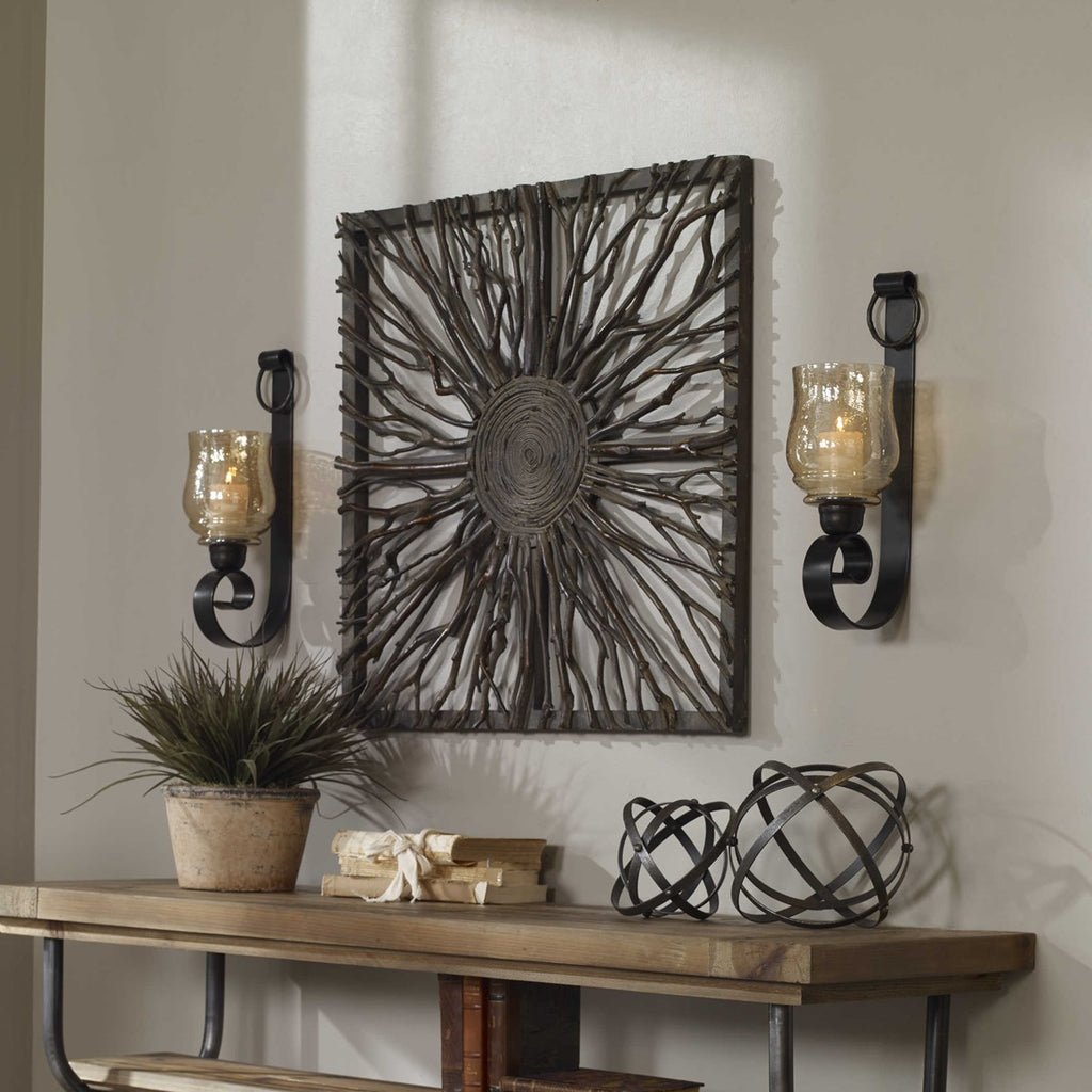 Joselyn Small Wall Sconces, Set of 2 - Bombay Mercantile