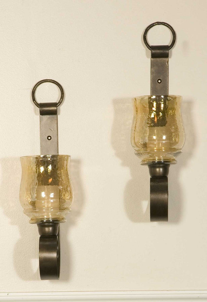 Joselyn Small Wall Sconces, Set of 2 - Bombay Mercantile