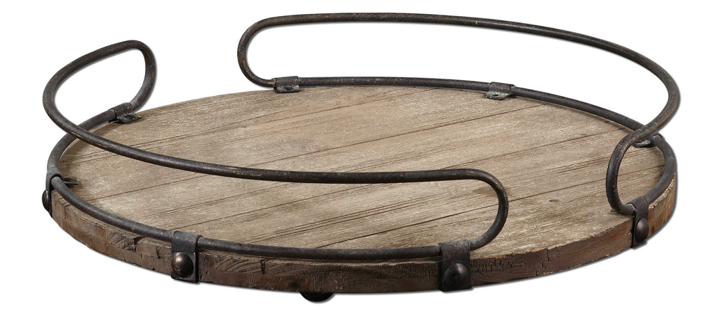 Acela Round Wine Tray - Bombay Mercantile