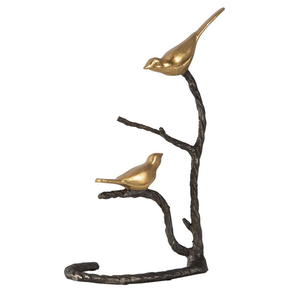 Birds On A Limb Sculpture - Bombay Mercantile