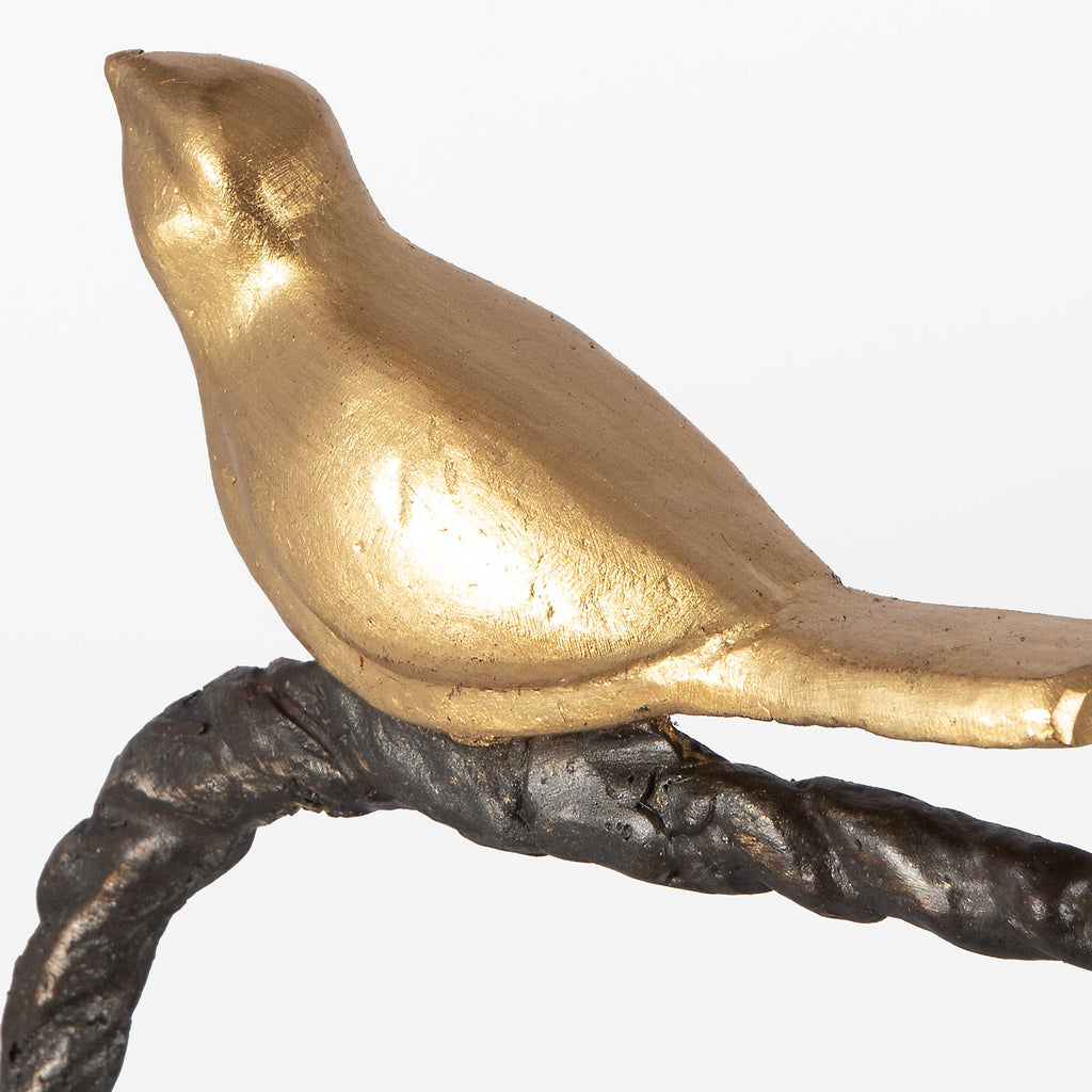 Birds On A Limb Sculpture - Bombay Mercantile