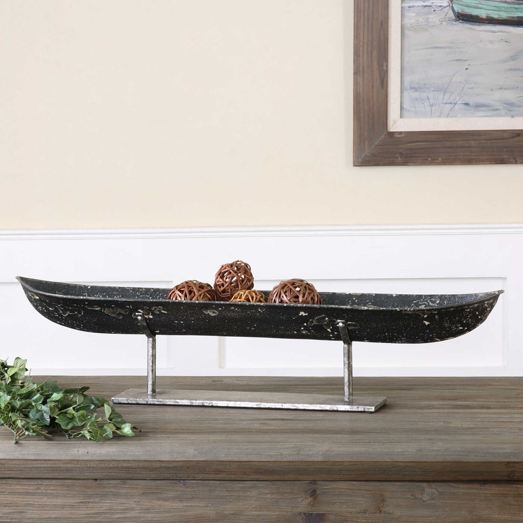 River Boat Sculpture - Bombay Mercantile